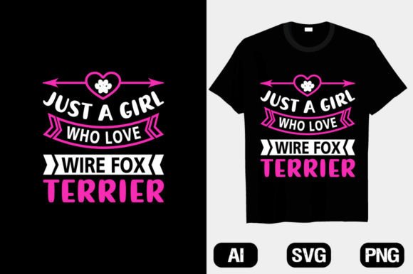 Charming Dog Lover Girl Typography for T-Shirt Designs