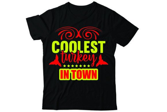 Coolest Turkey in Town: A Fun and Festive Embroidery Design