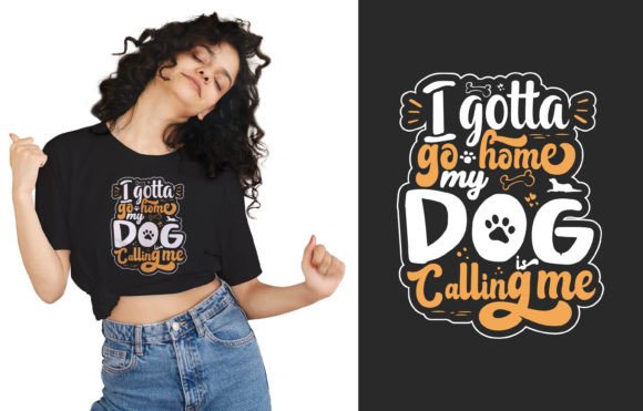 My Dog is Calling Me: A High-End T-Shirt Design for Local Brands