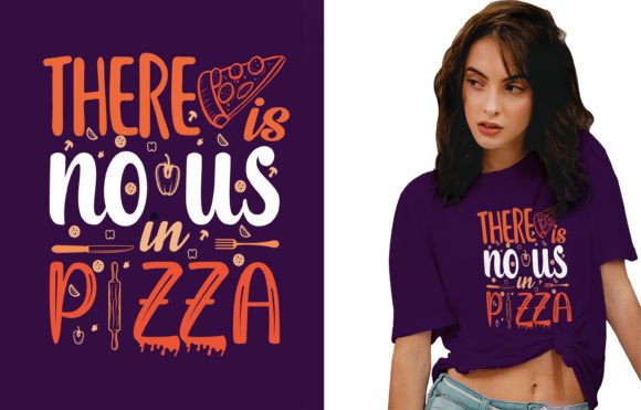Pizza Lover Typography T-shirt: A Bold Graphic for Local Brands