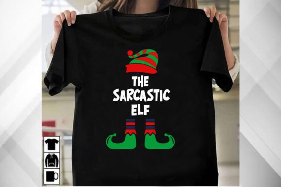 The SARCASTIC Elf T-shirt: A Bold Graphics Choice